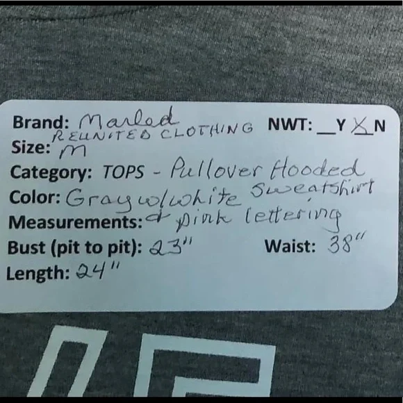 Marley Love love love Sweater size medium - Picture 5 of 5